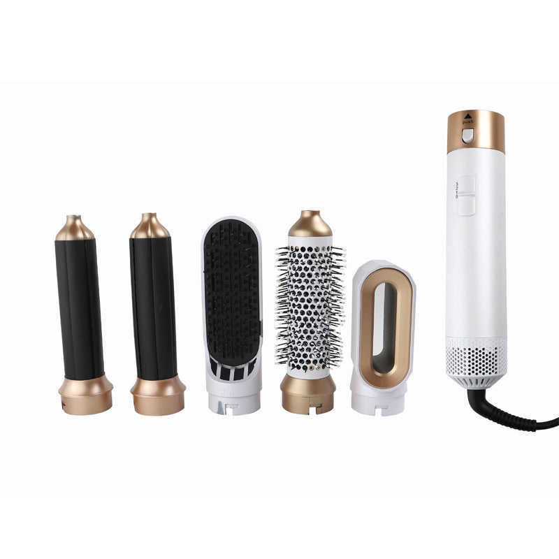 5 in 1 Hair Styler White and Gold