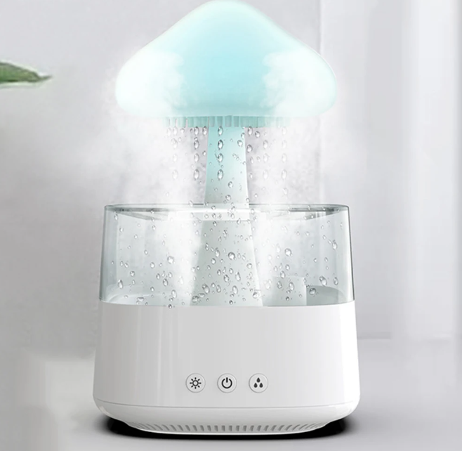 Rain Cloud Humidifier White