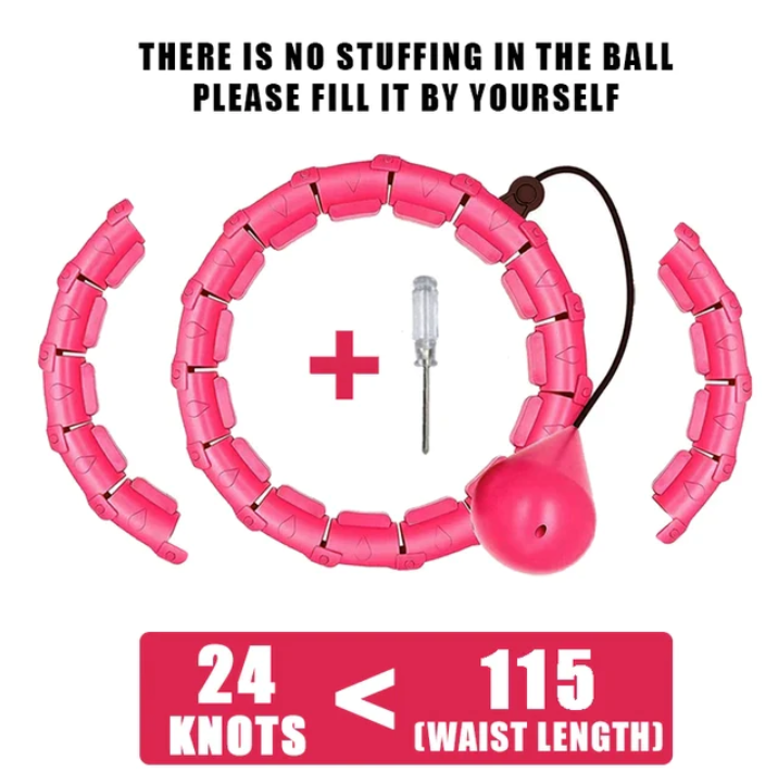 Smart Hula Hoops Pink 24 links