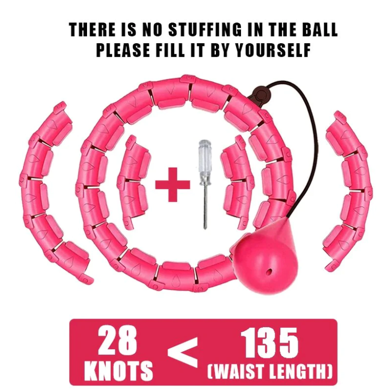 Smart Hula Hoops Pink 28 links