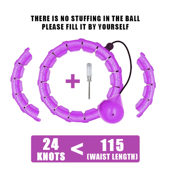 Smart Hula Hoops Purple 24 knots